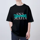 王子のアパレル SnprinceのNO SNS MAFIA by Snp Oversized T-Shirt