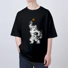 吉川 達哉 tatsuya yoshikawaのFIRST STAR WHITE TIGER Oversized T-Shirt