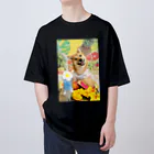 柴犬グッズ専門店 あられ堂の柴犬　真夏のリゾート001 Oversized T-Shirt