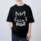 小楽茶屋のRQT（白） オーバーサイズTシャツ