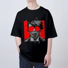 ヴォルのsignal RED オーバーサイズTシャツ