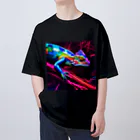 MariElegantのワイルドシリーズ カメレオン Oversized T-Shirt