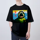 I'm Pixelの寒すぎたマイケル Oversized T-Shirt