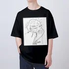 303companyの星を詠む人 Oversized T-Shirt