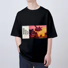 ChromastrAlの---When pigs fly--- オーバーサイズTシャツ