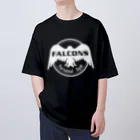 Personal Gym FALCONSのチームFALCONSホワイト オーバーサイズTシャツ