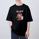 kg_shopの迷子のサンタクロース (ピクセルアート) オーバーサイズTシャツ