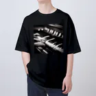 ほっこり絵音舎のビンテージ風ピアノの魔術師 オーバーサイズTシャツ