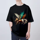 animal×animalのbeetle×pegasus=? オーバーサイズTシャツ