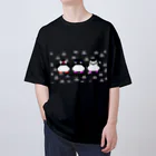 ヤママユ(ヤママユ・ペンギイナ)のうっすらとつもる ピコピゴセリス Oversized T-Shirt
