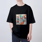 ANTARESのアーバンアート オーバーサイズTシャツ