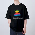 King of Arenaの"Think Arena" Rainbow Logo Oversized T-Shirt