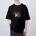 富士見さくらねこ応援団　チャリティー部のリリーの叫びTシャツ Oversized T-Shirt