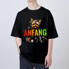 ANFANG のANFANG バイカーヨーキー Oversized T-Shirt