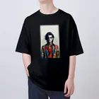 UKIYO-E_POP_by_convert_worksの和装スーツ男性 Oversized T-Shirt