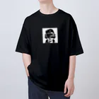 Mr.Bitcoin SHOPのモノクロ Oversized T-Shirt