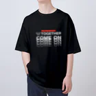 muscle_oniisanのオーマイゴッドトゥギャザー（白文字） Oversized T-Shirt