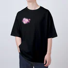 綾錦工房 りこりすの三味線 -雪月花- 【桜】 オーバーサイズTシャツ