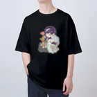 Chinchilla’ｓ（ちんちら～ず）の葉月なちゅえ＆ほわぷりちんちらーずコラボグッズ Oversized T-Shirt