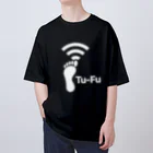 くいなの母のTu-Fu(痛風)受信中(White) オーバーサイズTシャツ