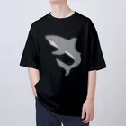 さかたようこ / サメ画家のシンプルにサメさん オーバーサイズTシャツ