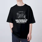 SUNDAYS GRAPHICSのSUNDAY SUNDY No.1 (白ロゴ） オーバーサイズTシャツ