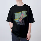 nidan-illustrationの"BURN OUT" オーバーサイズTシャツ