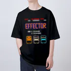 Siderunの館 B2のレトロゲーム風なエフェクター オーバーサイズTシャツ