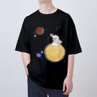 99Aliensの銀河詩ローズ Oversized T-Shirt