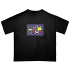 こまとごまの孫の着せ替えチワックス オーバーサイズTシャツ