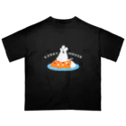 よしださやか｜イラストレーターのネズミ（カレーマウス） オーバーサイズTシャツ