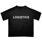 LOGISTICS by Merry LogisticsのLOGISTICS WHITE LOGO Oversized T-Shirt