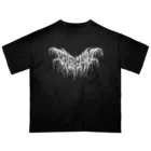 忍太郎の四字熟語 - 四面楚歌 Death Metal Logo デスロゴ  Oversized T-Shirt