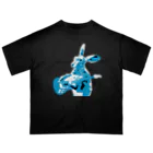 AngelRabbitsのジャックウサギのギター オーバーサイズTシャツ