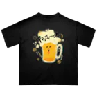 愉快レトロ雑貨屋★39太郎のやった〜★ビール君 オーバーサイズTシャツ