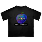 ナマステハンバーグのサイケデリックアップル(Psychedelic apple) オーバーサイズTシャツ