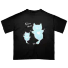 Edna_Rueのクリオネコちゃん2匹 オーバーサイズTシャツ