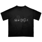 デザートラボのうさことくまことかめことぴーすくん オーバーサイズTシャツ