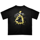 HI-IZURUの前ガオーTシャツ（ブラック専用） Oversized T-Shirt