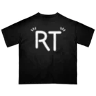 文字でもじもじ 文字ＴシャツのRT Oversized T-Shirt