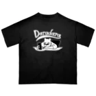 wakutaのDaradara_Black オーバーサイズTシャツ