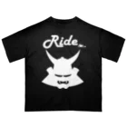 RAMUKiのRide兜（白） オーバーサイズTシャツ