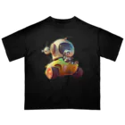 LalaDesign-shopのロボットカー「フューチャリスタ」 オーバーサイズTシャツ