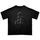 Secret CharityのCocoCannon立体風ロゴ（表） Oversized T-Shirt