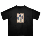 nachau7のカンムリウズラ一件落着 オーバーサイズTシャツ