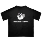 うさまる / うさぎ作家のおだんごうさぎ＃10　図鑑 Ver.　白 オーバーサイズTシャツ