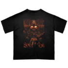 GOREHOUNDS GARBAGEのLADY IN BLOOD II Hard Red Oversized T-Shirt
