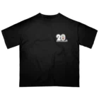 化楽オフィシャルグッズ販売の20周年ワンマンライブT　濃色 オーバーサイズTシャツ