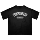 mf@PomPomBlogのPONPONPAIN（white） オーバーサイズTシャツ