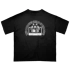 音楽酒場 ブギの猫カセット2023白プリ オーバーサイズTシャツ